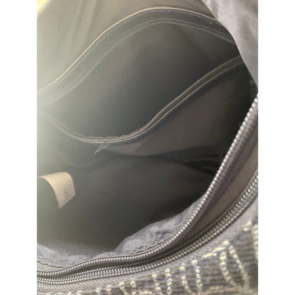 Navy Shoulder Bag Geometric Pattern Medium Crossb… - image 6